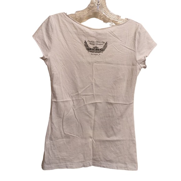 Sleeveless HARLEY DAVIDSON Bald Eagle Bar & Shield Willie G T-Shirt TX Women's S - Picture 3 of 6